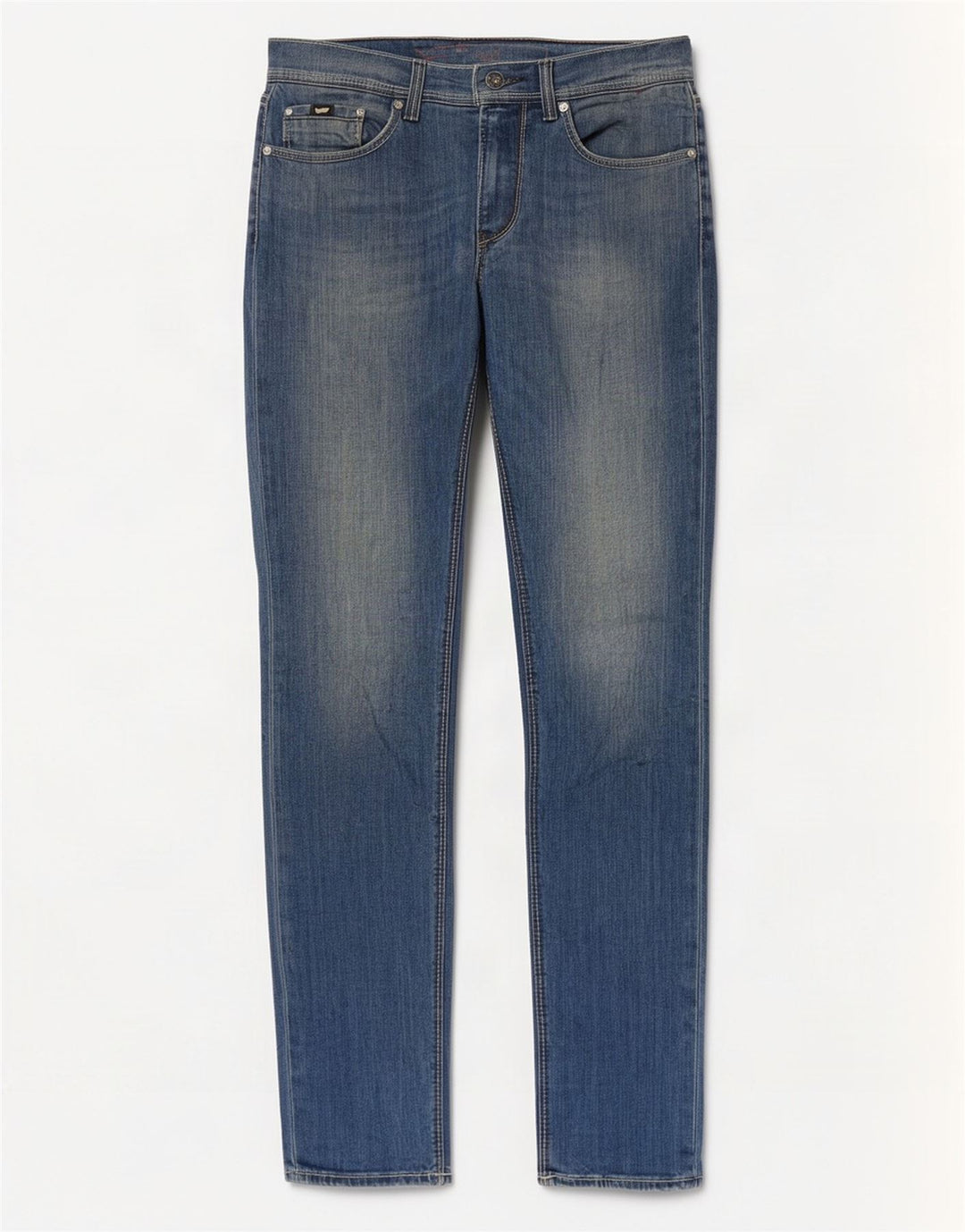 Gas Mens Slim Jeans W32 L34 Blue Cotton