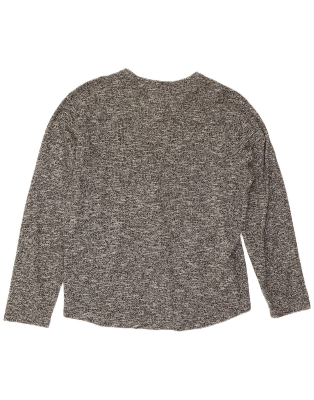 Volcom Mens Top Long Sleeve XL Grey Flecked Cotton