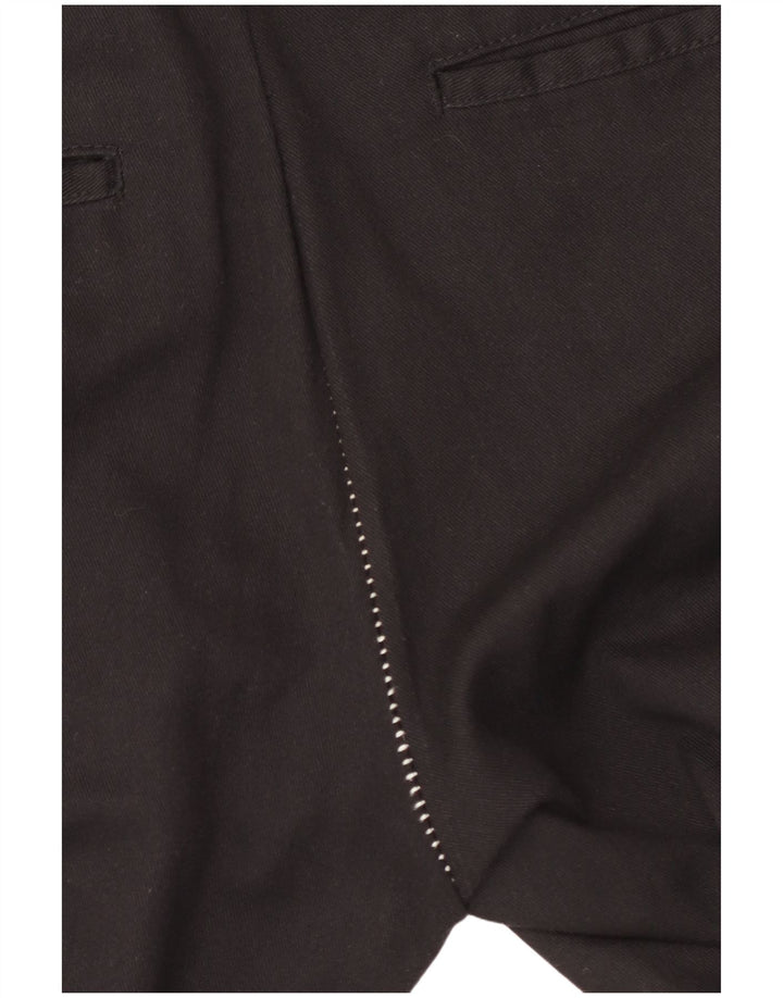 Dickies Mens Slim Fit Chino Trousers W36 L32 Black Polyester