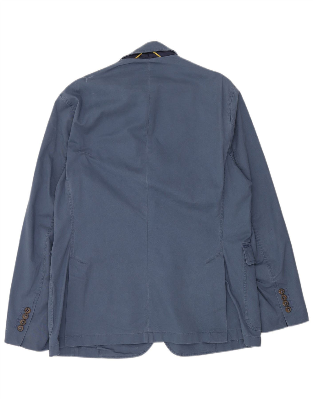 POLO RALPH LAUREN Mens 2 Button Blazer Jacket UK 42 XL Navy Blue Cotton