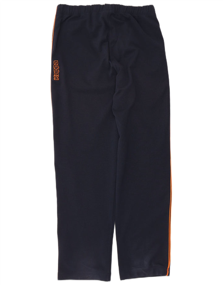 Kappa Mens Tracksuit Trousers Medium Navy Blue Polyester