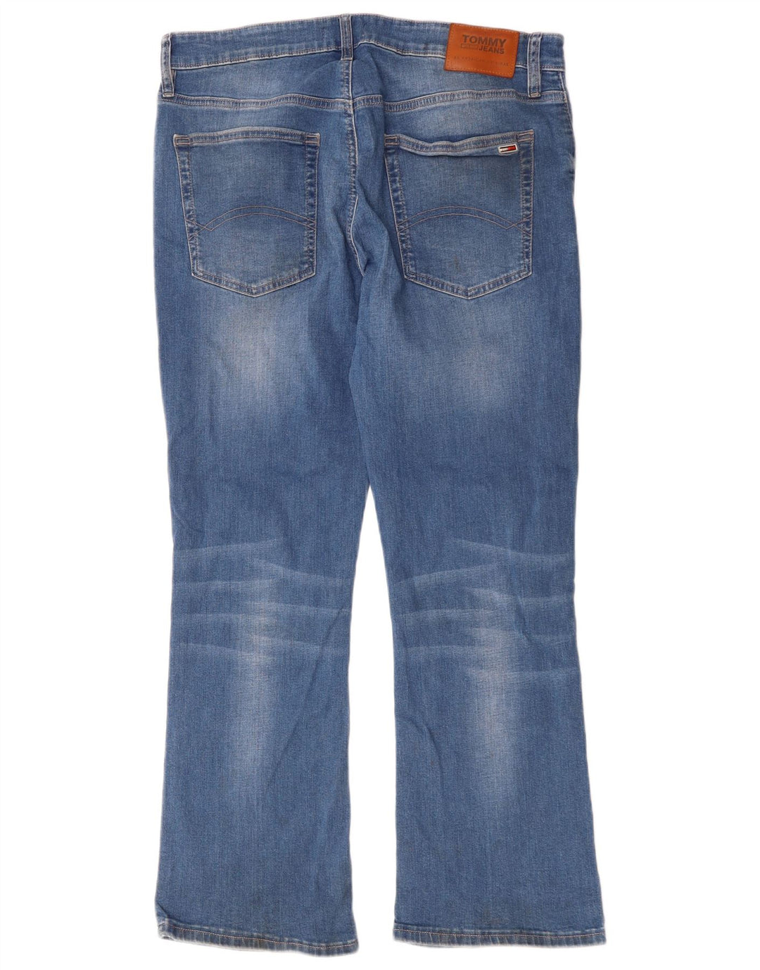 Tommy Hilfiger Mens Ryan Bootcut Jeans W36 L30 Blue Cotton