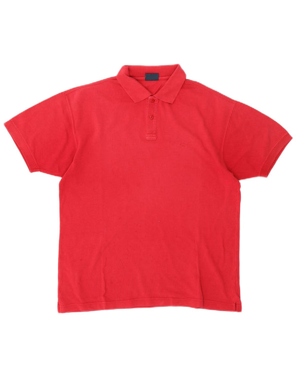 Champion Mens Polo Shirt Medium Red