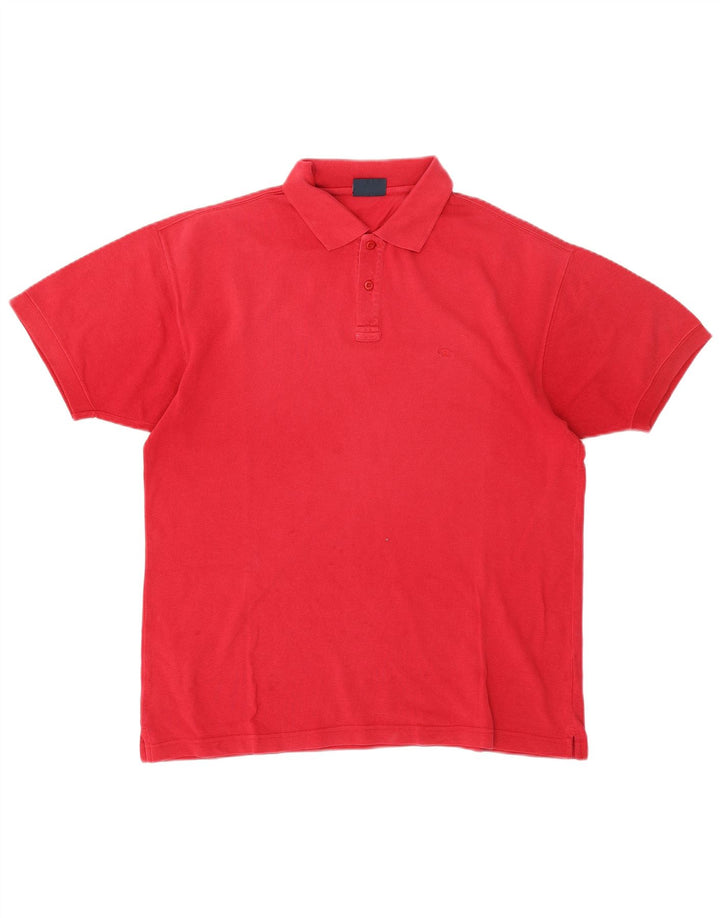 Champion Mens Polo Shirt Medium Red