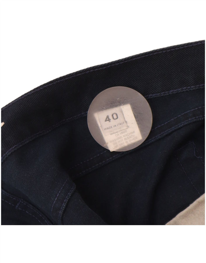 Belfe & Belfe Mens Straight Jeans W40 L30 Navy Blue Cotton