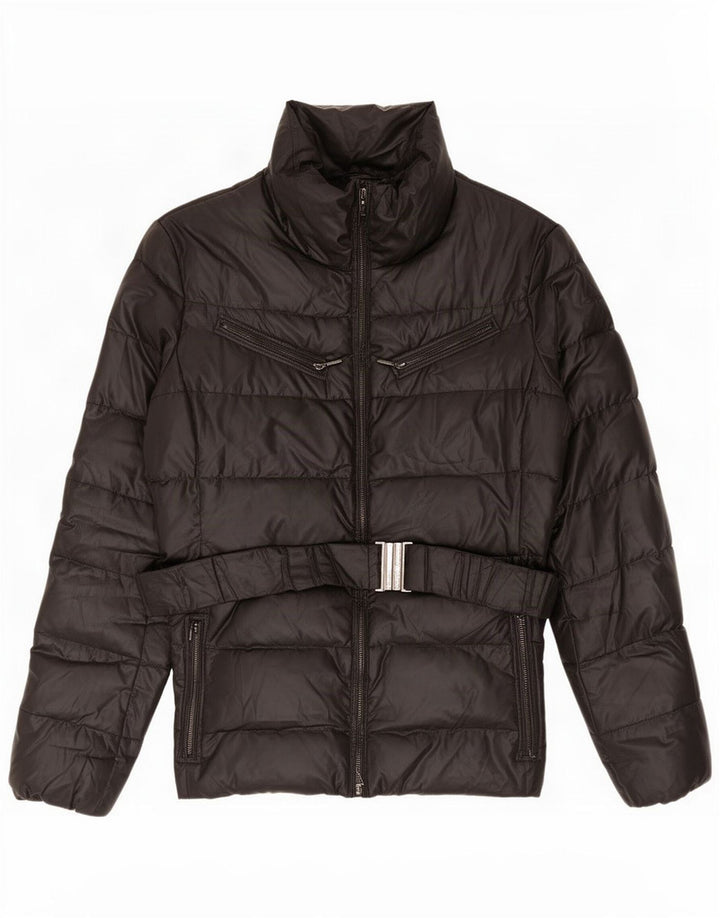 Geox Womens Respira Padded Jacket UK 14 Large Black Polyester