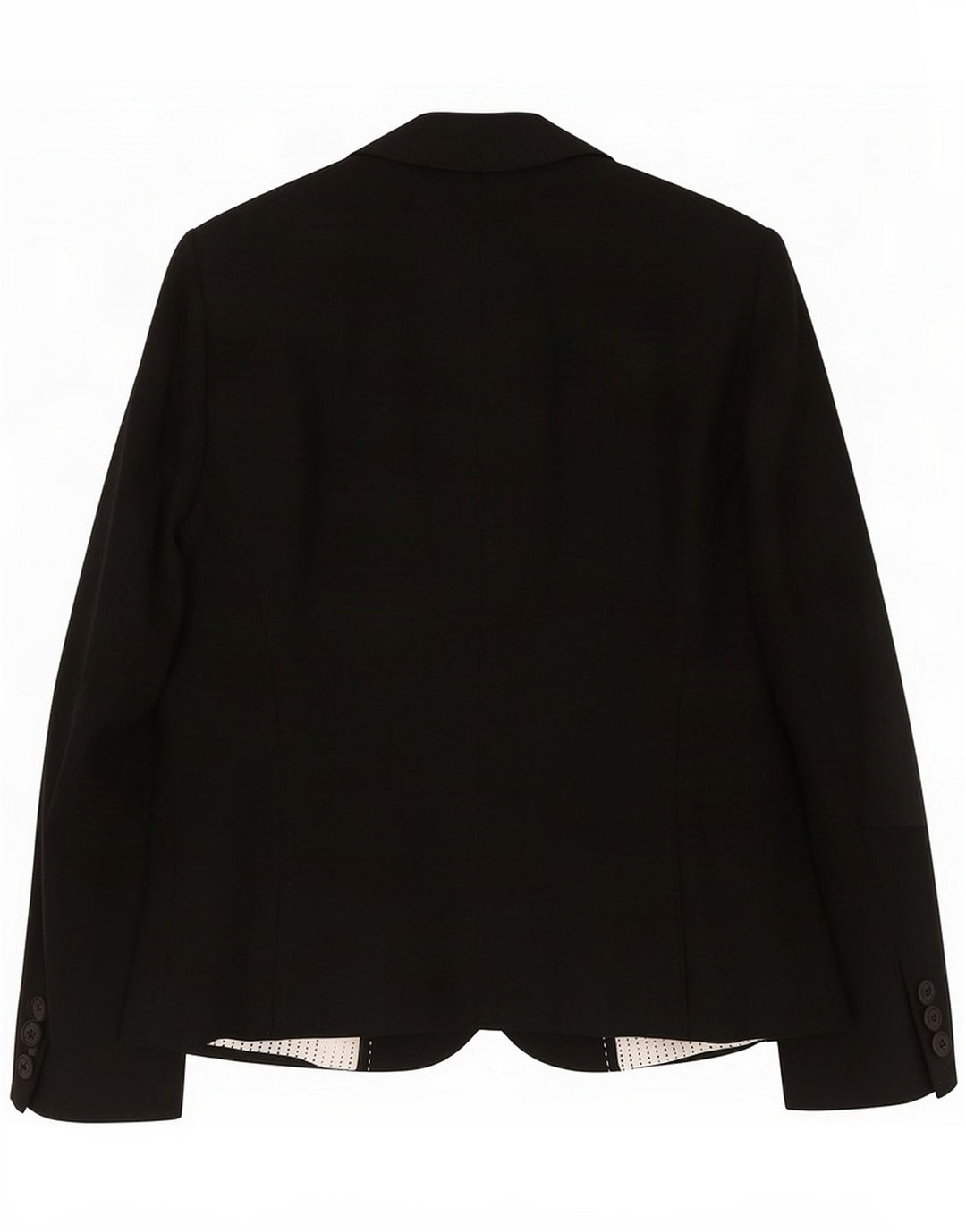 Marks & Spencer Womens 3 Button Blazer Jacket UK 12 Medium Black Linen
