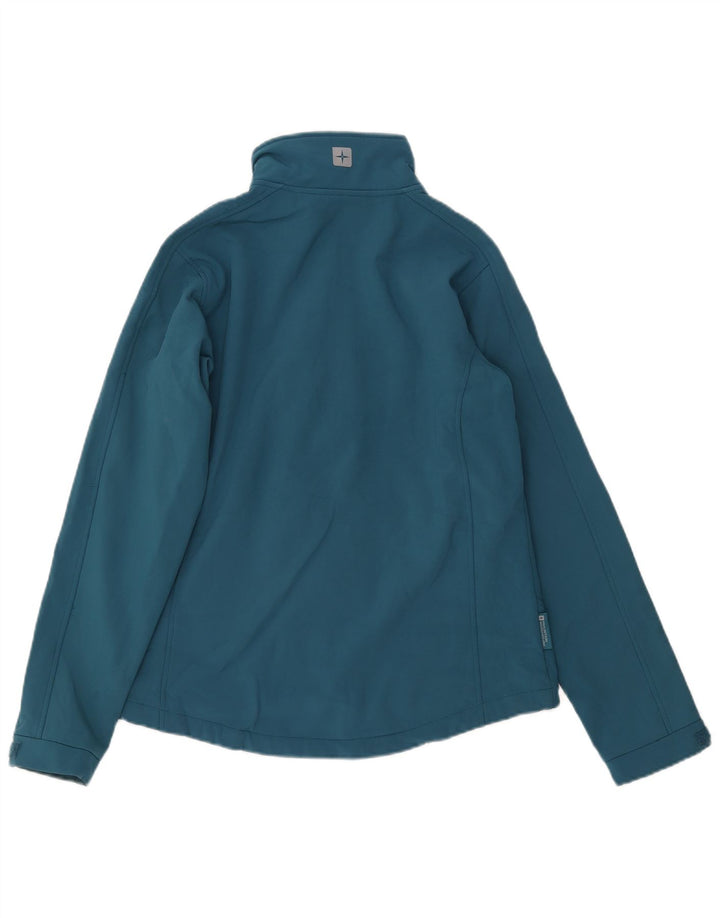MOUNTAIN WAREHOUSE Womens Windbreaker Jacket UK 14 Large Blue Polyester