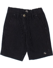 FAY Boys Chino Shorts 2-3 Years W20 Navy Blue Pinstripe Cotton