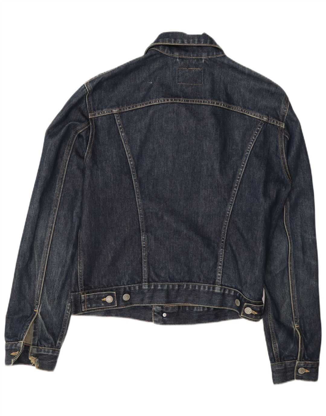 Rifle Womens Denim Jacket UK 14 Medium Navy Blue Cotton