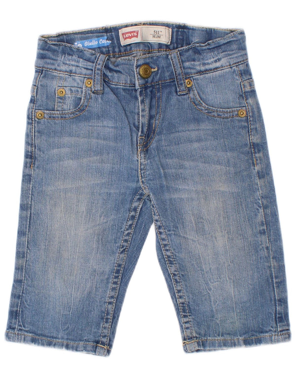 Levi's Boys 511 Slim Fit Denim Shorts 3-4 Years W20 Blue Cotton
