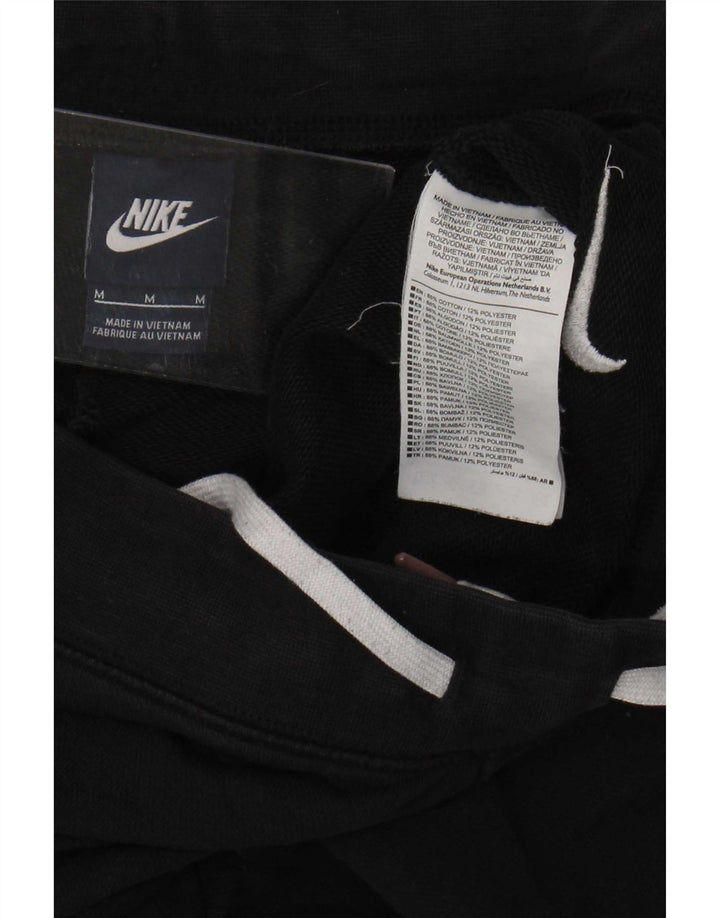 Nike Womens Tracksuit Trousers Joggers Medium Black Cotton