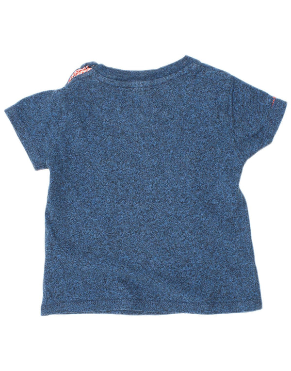 Ted Baker Baby Boys Graphic T-Shirt Top 18-24 Months Navy Blue Flecked