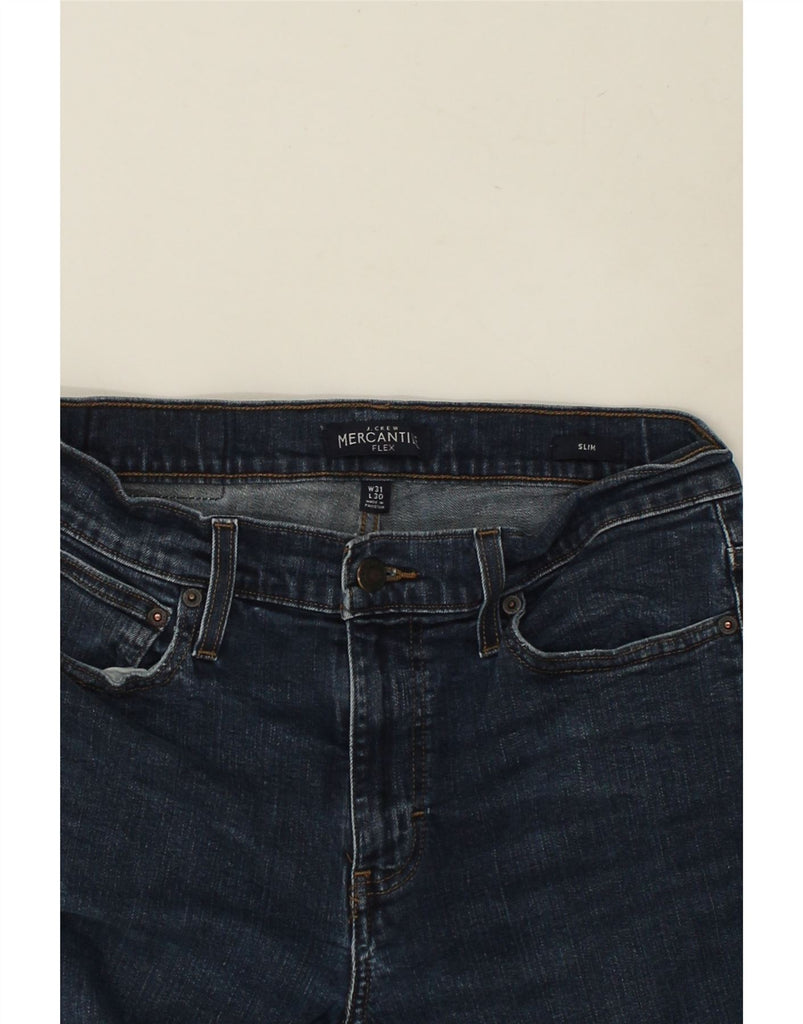 J. CREW Womens Mercantile Flex Slim Jeans W31 L30 Navy Blue Cotton | Vintage J. Crew | Thrift | Second-Hand J. Crew | Used Clothing | Messina Hembry 