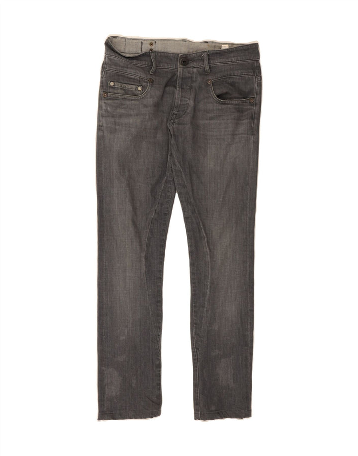 G-STAR Mens 3301 Slim Jeans W31 L29 Grey Cotton Vintage G-Star and Second-Hand G-Star from Messina Hembry 