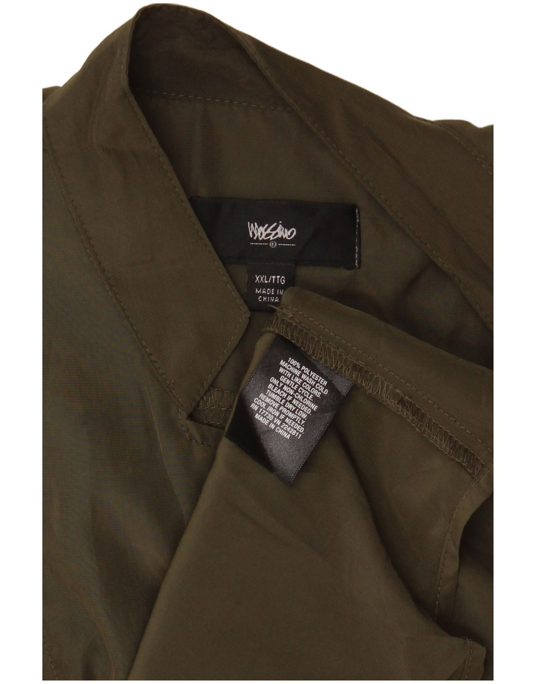 Mossimo Womens Military Sleeveless Shirt Blouse UK 20 2XL Khaki Polyester