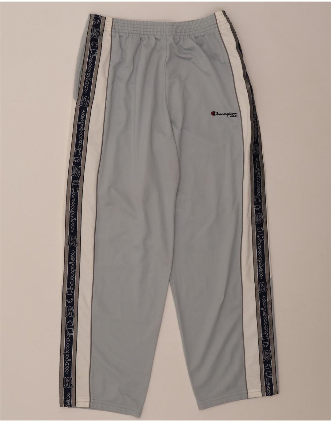 Champion Mens Graphic Tracksuit Trousers XL  Blue Colourblock Polyester