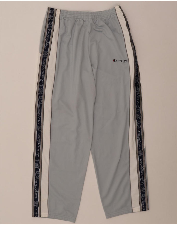 Champion Mens Graphic Tracksuit Trousers XL  Blue Colourblock Polyester