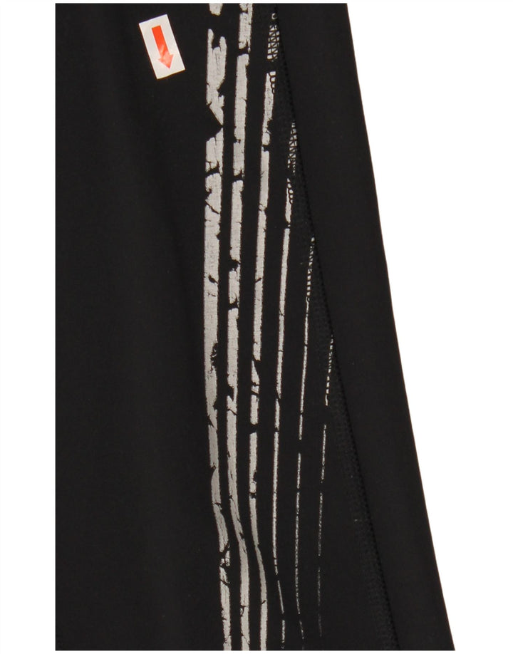 UNDER ARMOUR Womens Leggings UK 10 Small  Black Geometric Polyamide