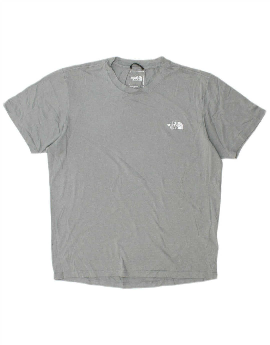 The North Face Mens T-Shirt Top Small Grey Polyester
