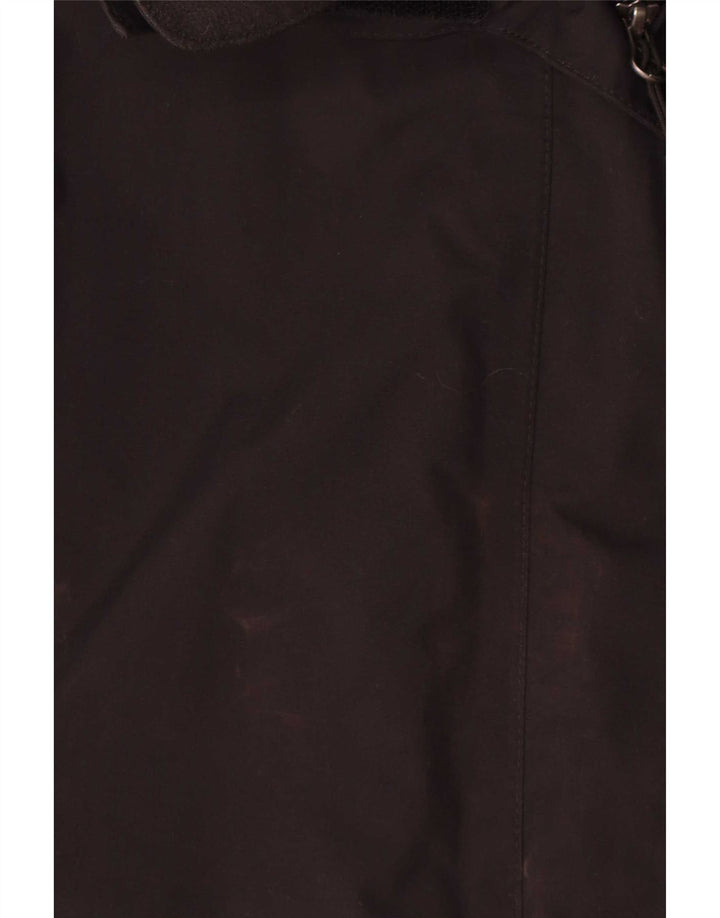 The North Face Womens Hooded Rain Jacket UK 14 Medium Black Polyester