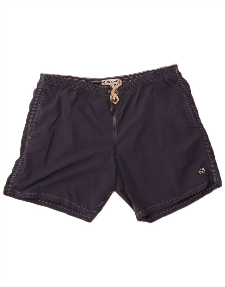 Superga Mens Swimming Shorts 2XL  Navy Blue Polyamide