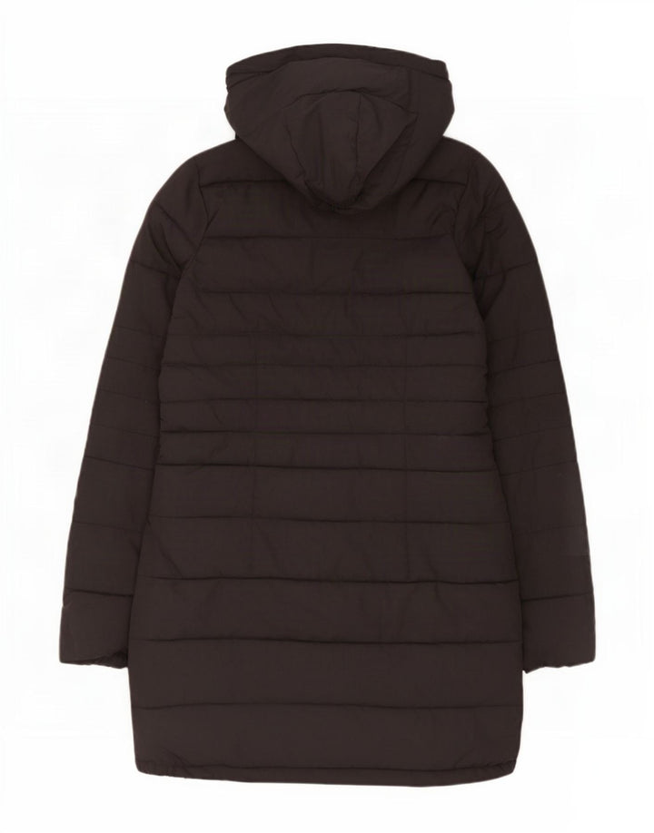 O'Neill Womens Hooded Padded Coat UK 10 Small Black Polyamide