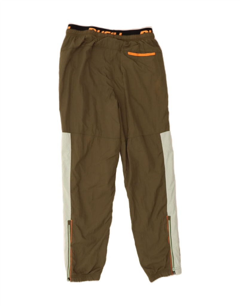 RUSSELL ATHLETIC Girls Tracksuit Trousers Joggers 15-16 Years 2XL Khaki Vintage Russell Athletic and Second-Hand Russell Athletic from Messina Hembry 
