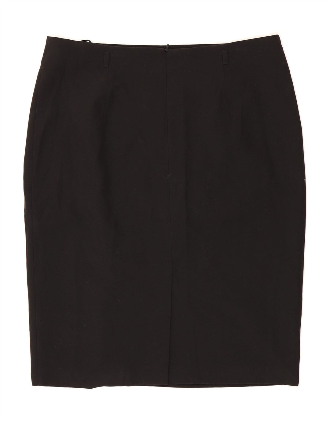 MARKS & SPENCER Womens Pencil Skirt UK 18 XL W38  Black Polyester Vintage Marks & Spencer and Second-Hand Marks & Spencer from Messina Hembry 