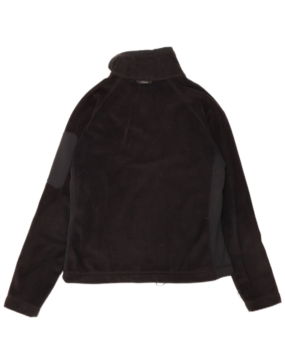 Columbia Womens Interchange Fleece Jacket UK 16 Large Black Polyester