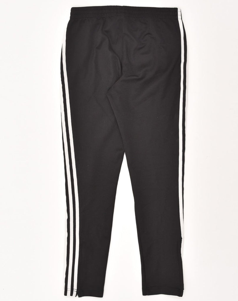 ADIDAS Womens Tracksuit Trousers UK 10 Small Black Polyester | Vintage Adidas | Thrift | Second-Hand Adidas | Used Clothing | Messina Hembry 