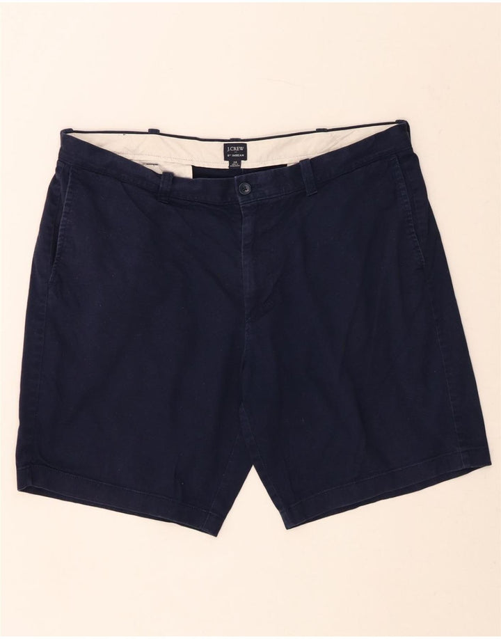 J. CREW Mens Chino Shorts W38 XL Navy Blue Cotton Vintage J. Crew and Second-Hand J. Crew from Messina Hembry 