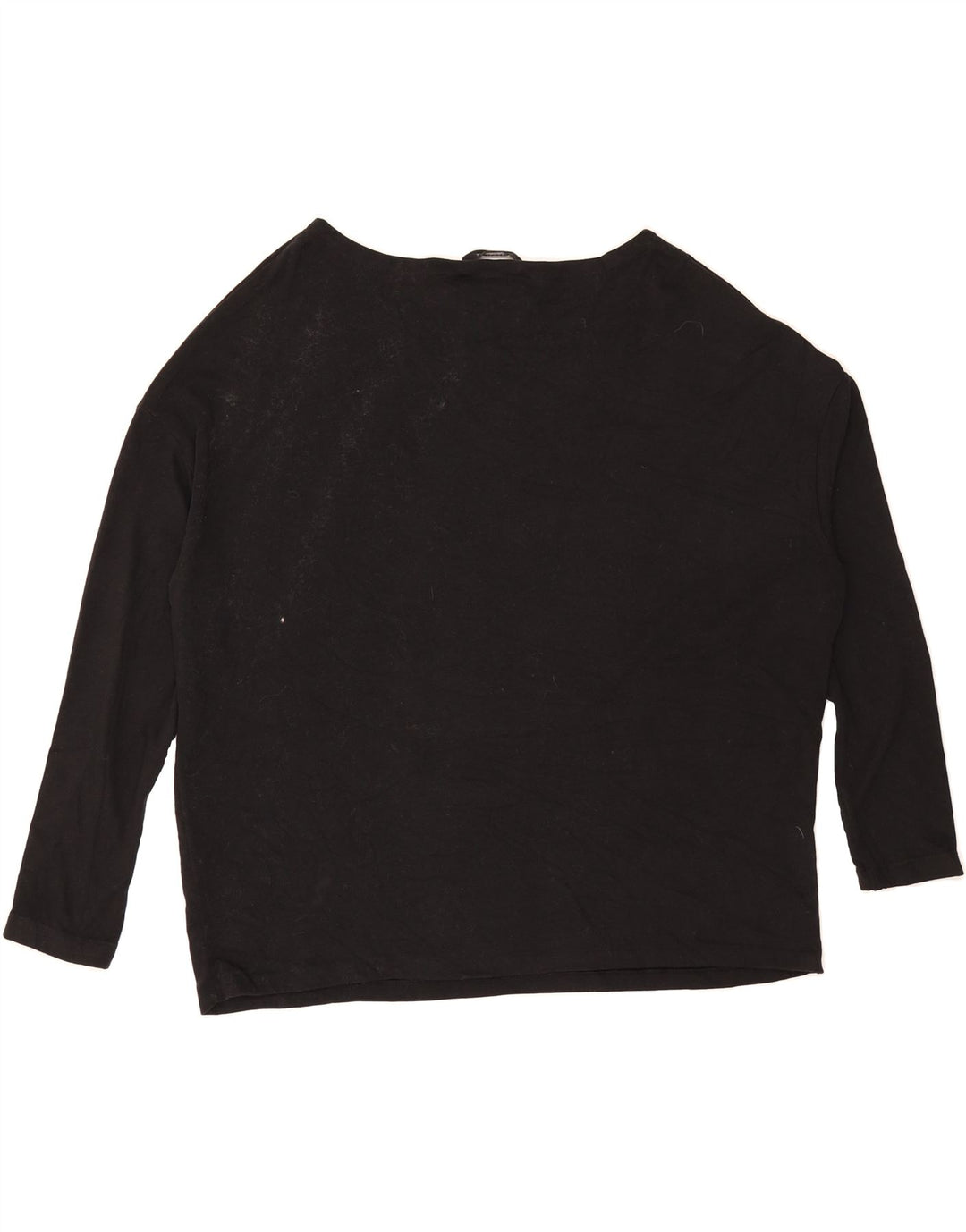 ALL SAINTS Womens Oversized Top 3/4 Sleeve UK 6 XS Black Vintage All Saints and Second-Hand All Saints from Messina Hembry 