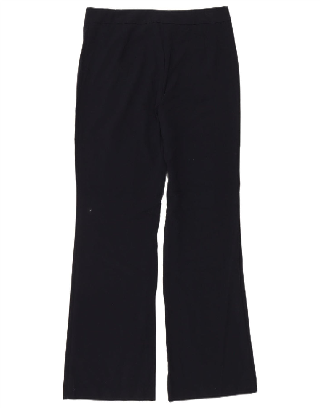 MARKS & SPENCER Womens Casual Trousers UK 10 Small W30 L30 Navy Blue