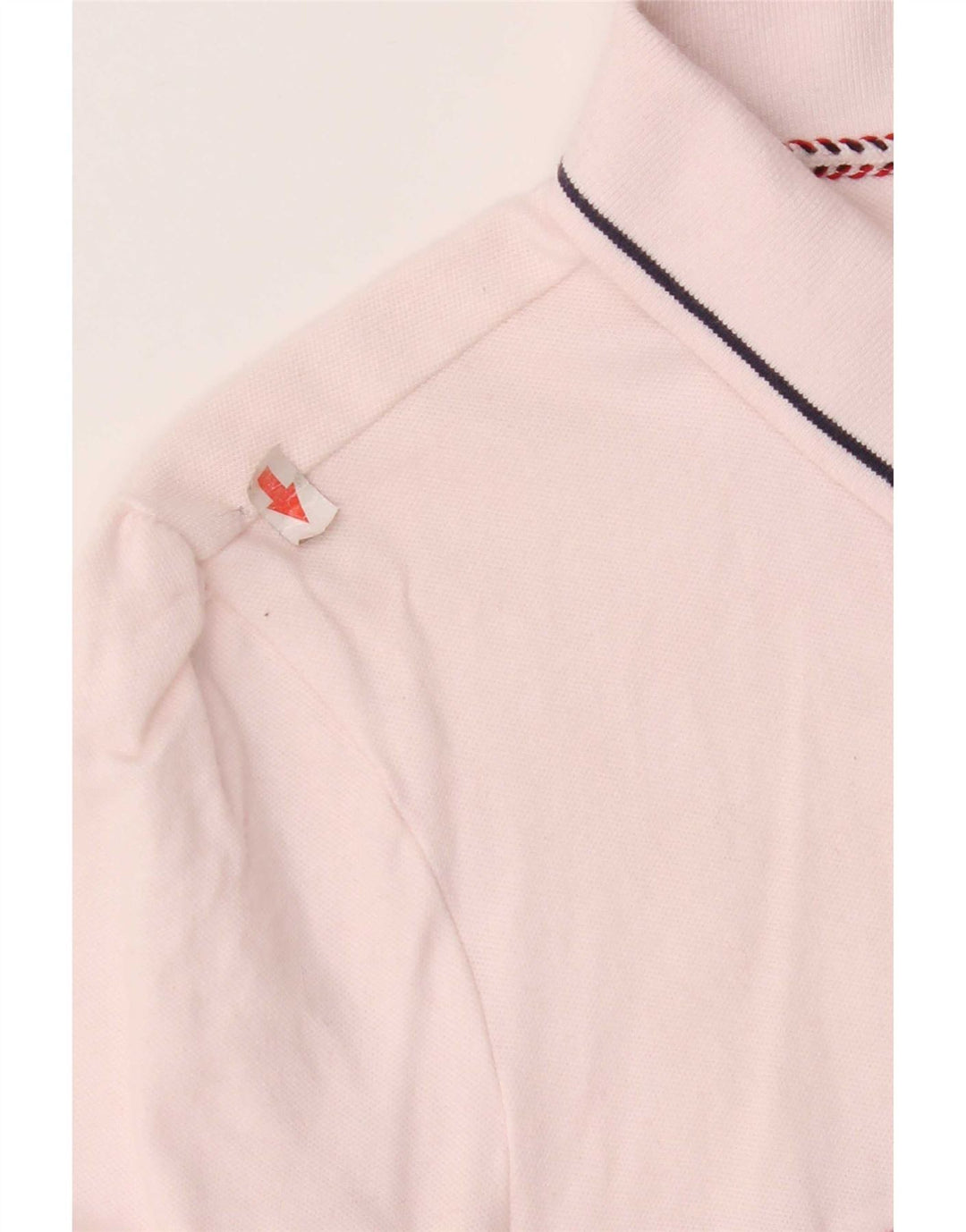 Tommy Hilfiger Womens Polo Shirt UK 12 Medium Multicoloured Colourblock