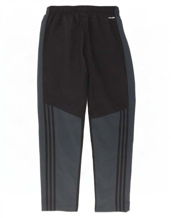 Adidas Mens Climalite Tracksuit Trousers Large Black Colourblock Polyester