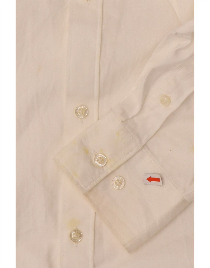 French Connection Mens Shirt Large White Cotton