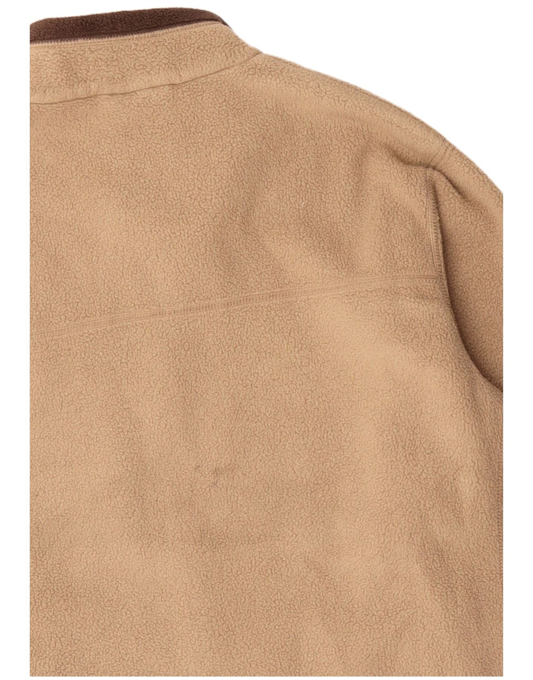 Timberland Mens Fleece Jacket UK 42 XL Beige Polyester