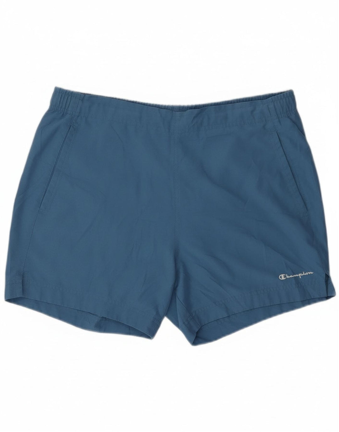 Champion Mens Swimming Shorts Large  Blue Polyester