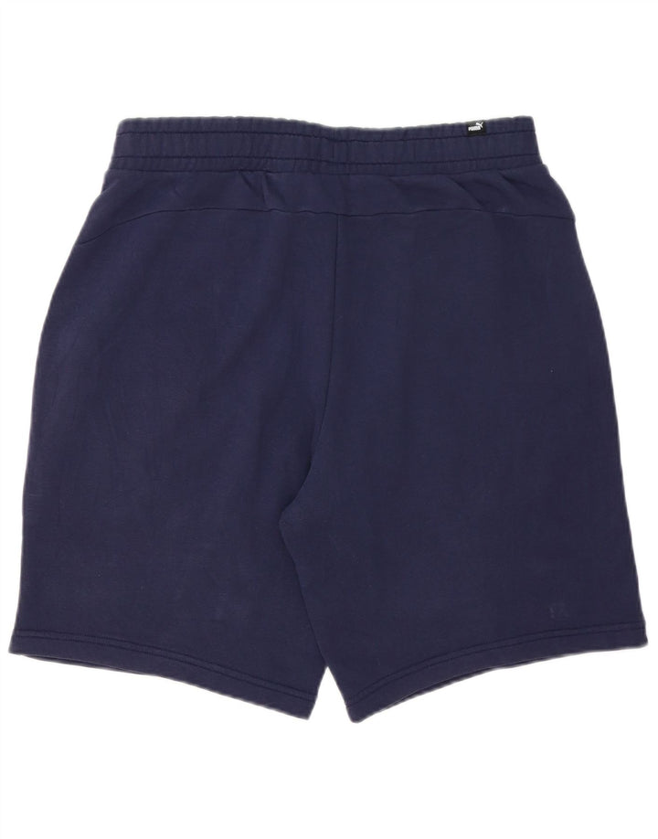 PUMA Mens Graphic Sport Shorts Large  Navy Blue
