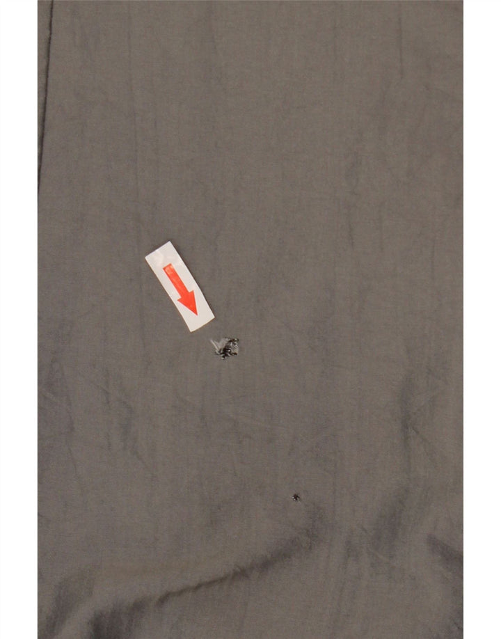 Vintage Mens Sherpa Bomber Jacket UK 40 Large Grey