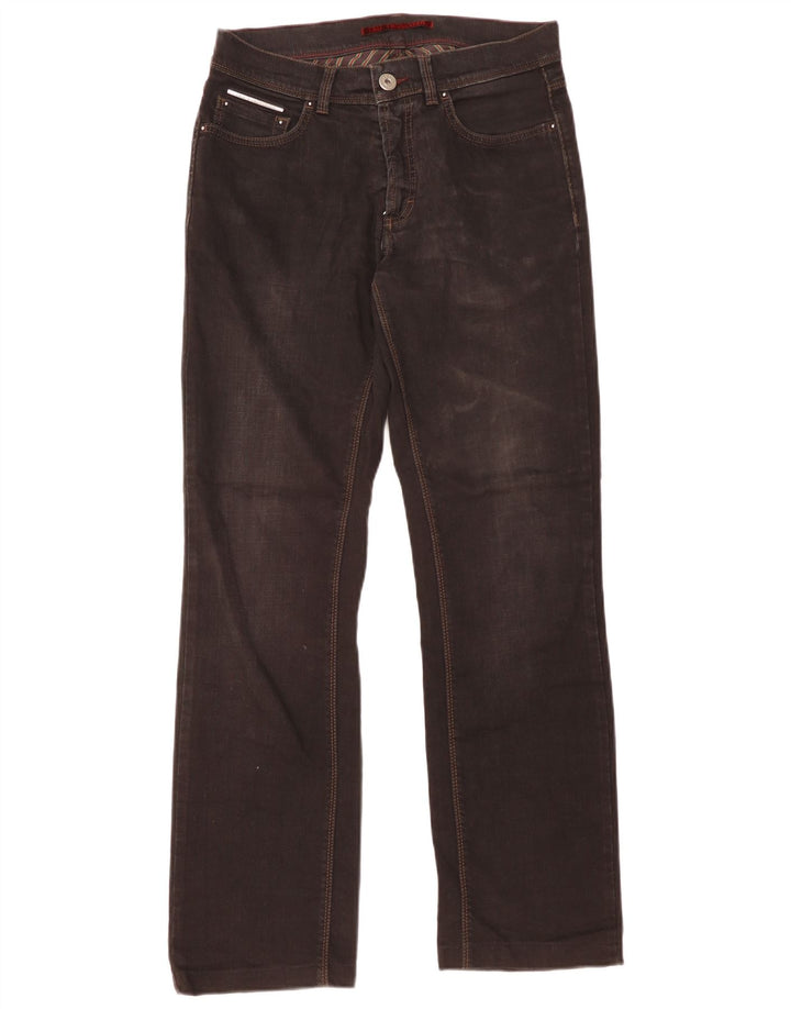 Trussardi Mens Straight Jeans W30 L31 Black