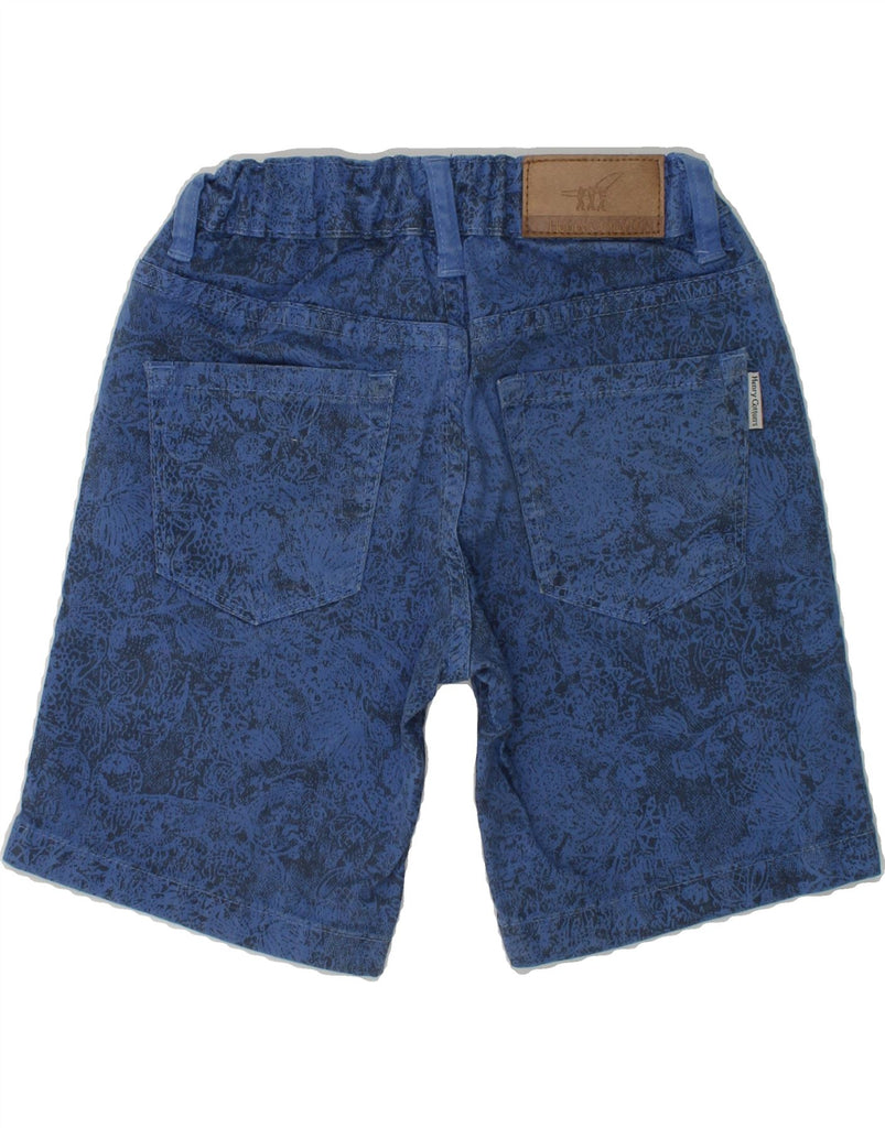 HENRY COTTONS Boys Casual Shorts 4-5 Years W20  Blue Floral Cotton | Vintage Henry Cottons | Thrift | Second-Hand Henry Cottons | Used Clothing | Messina Hembry 