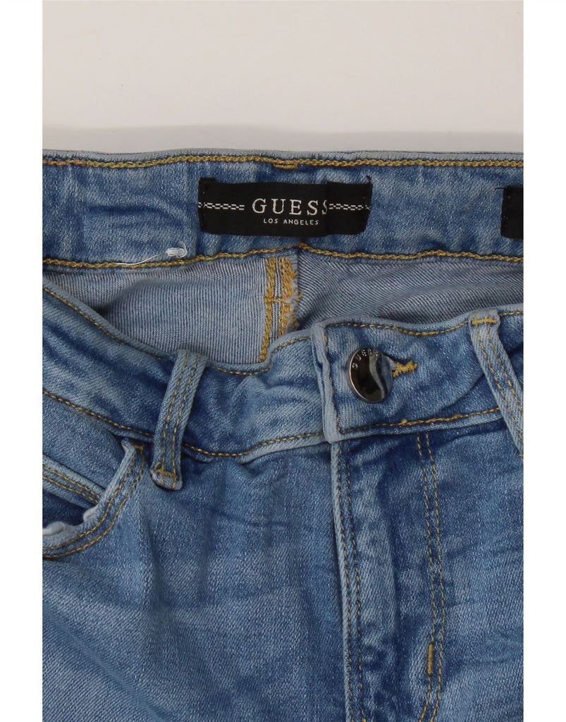 GUESS Womens Curve X Skinny Jeans W28 L32 Blue Cotton Vintage Guess and Second-Hand Guess from Messina Hembry 