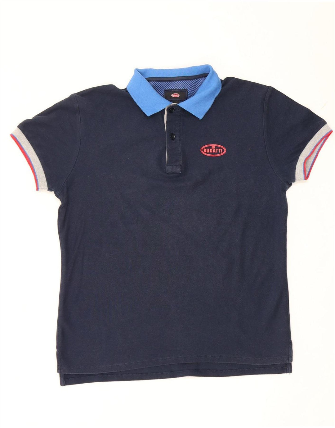 Bugatti Boys Polo Shirt 13-14 Years Navy Blue Cotton