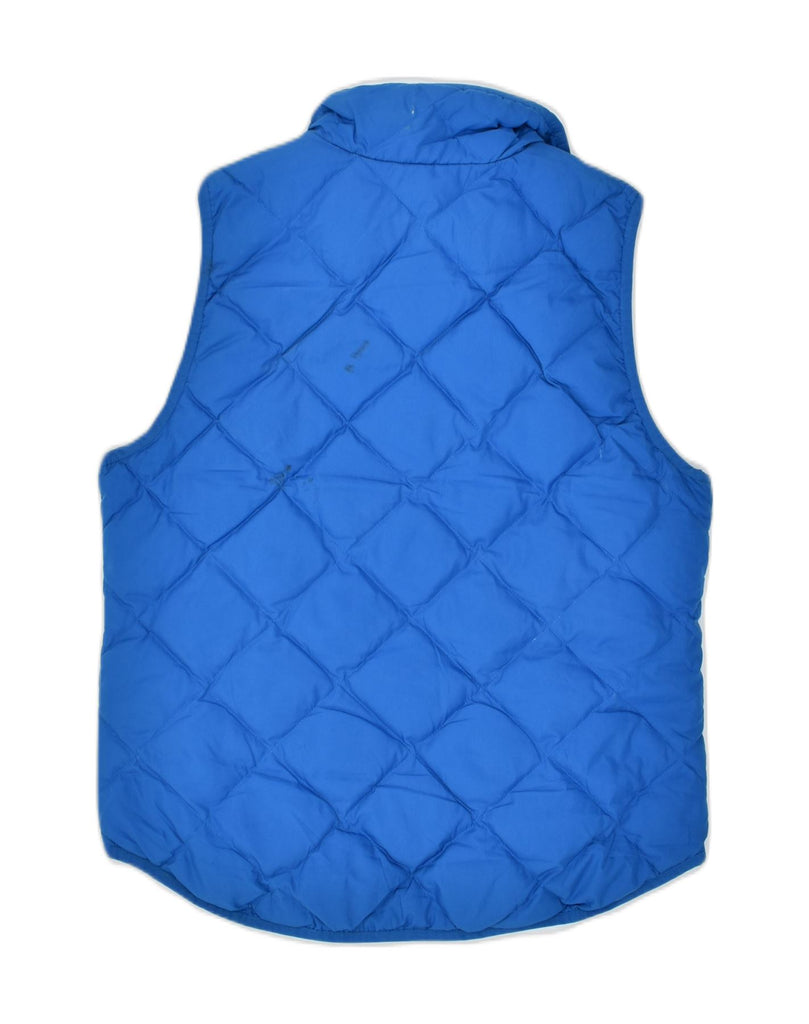 J. CREW Womens Quilted Gilet UK 10 Small Blue Polyester | Vintage | Thrift | Second-Hand | Used Clothing | Messina Hembry 