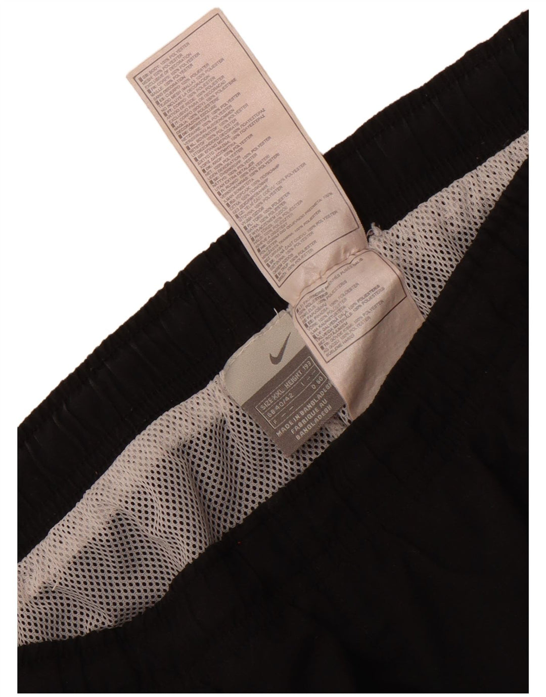 Nike Mens Sport Shorts 2XL Black Polyester