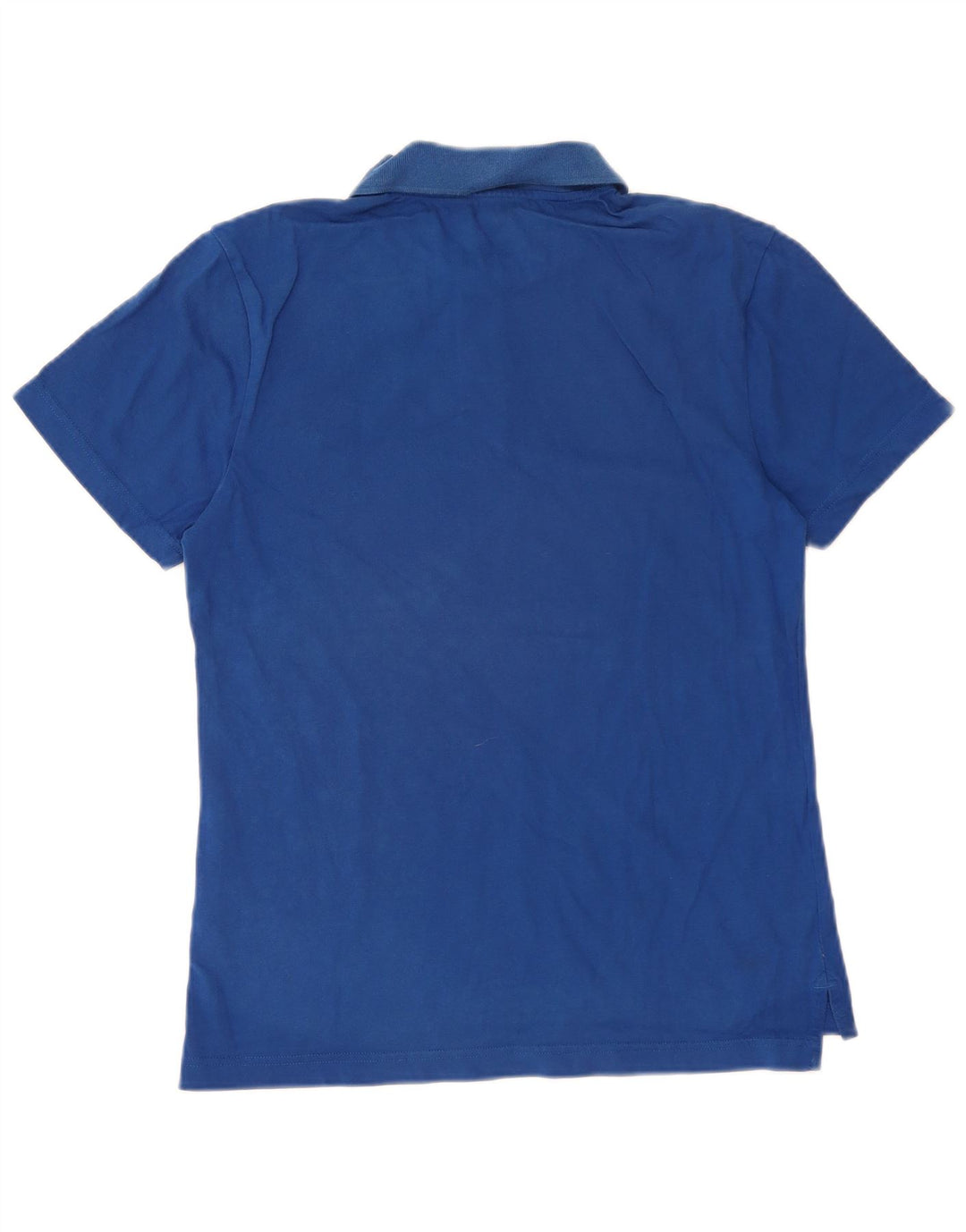 Nike Mens Polo Shirt UK 38/40 Medium Blue Cotton