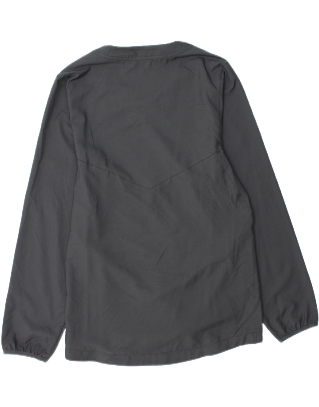 Nike Mens Baseball Top Long Sleeve Small Grey Polyester