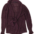 Zara Womens Cardigan Sweater UK 14 Medium Purple Acrylic